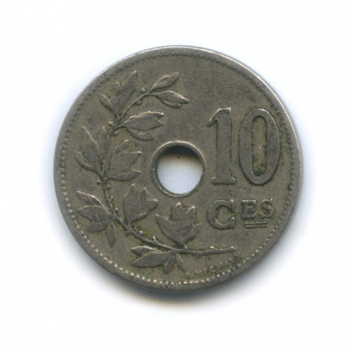 Бельгия 10 сантимов, 1905
