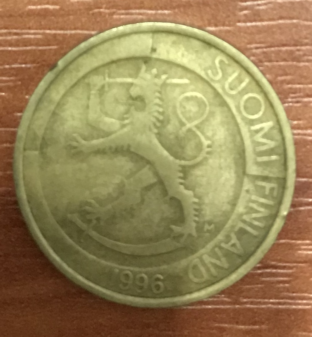 Финляндия 1 марка, 1996