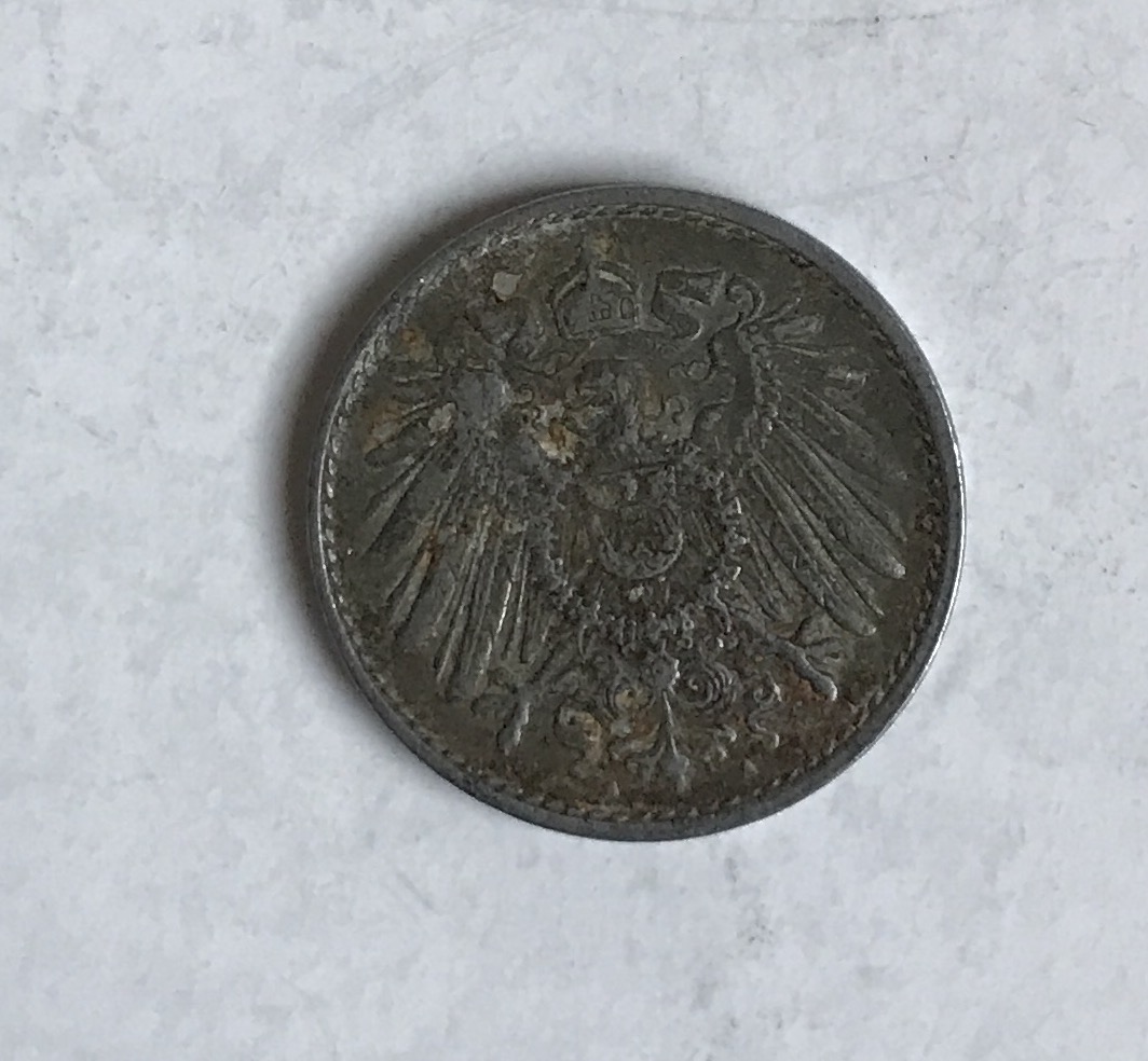 Германия 5 пфеннигов, 1918 (монетный двор А)