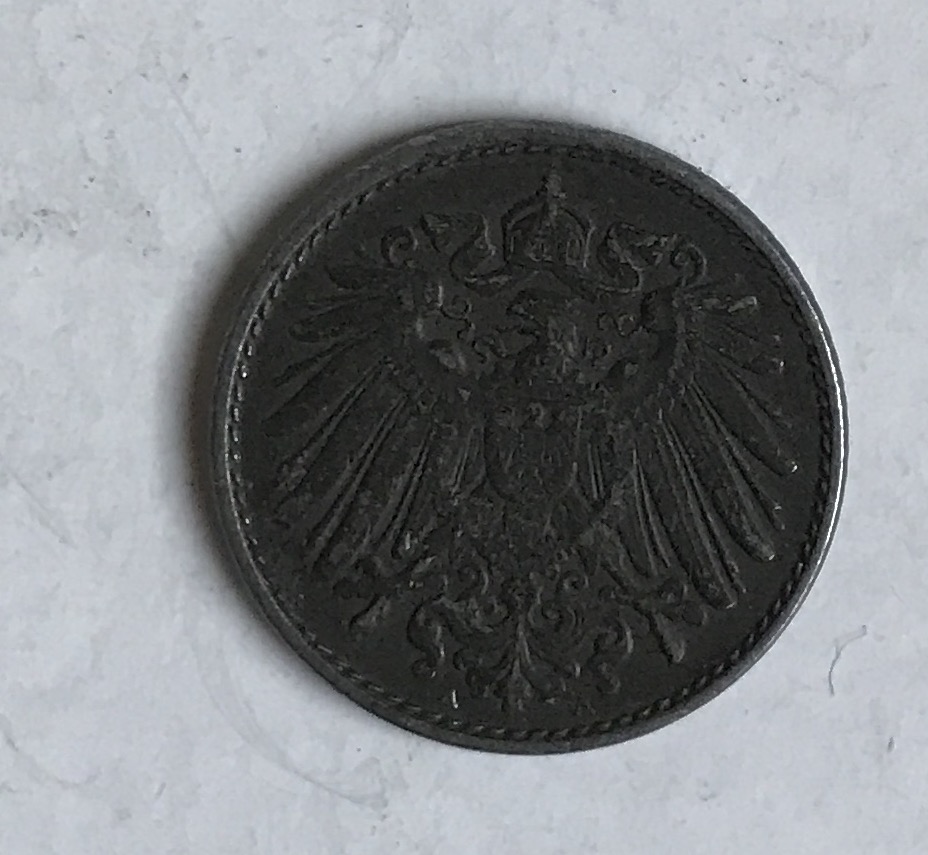 Германия 5 пфеннигов, 1920 (монетный двор А)