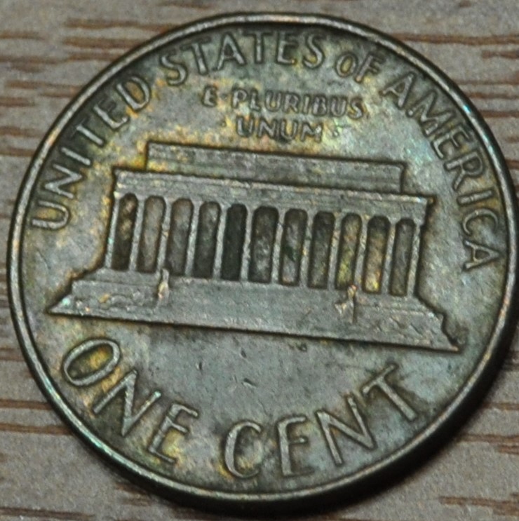 1 цент 1976 (США D)
