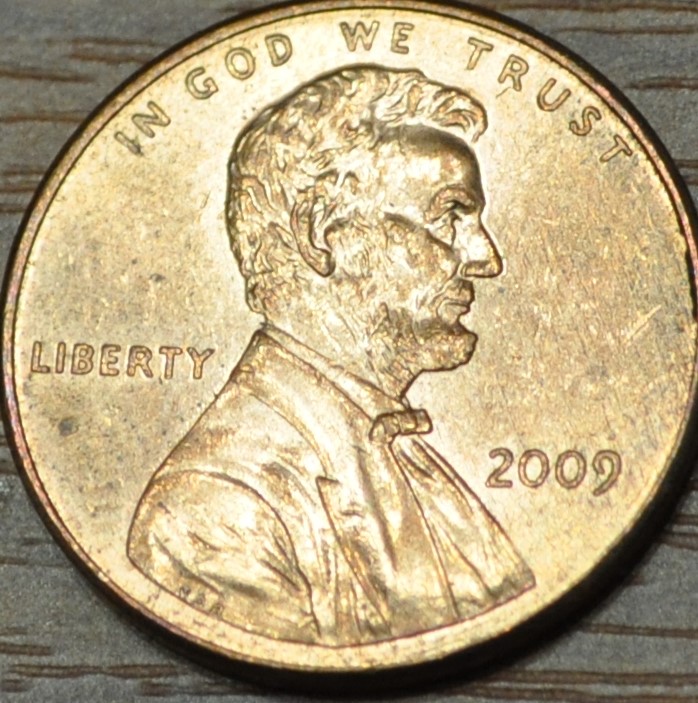 1 цент 2009 (США без знака Юность Линкольна)