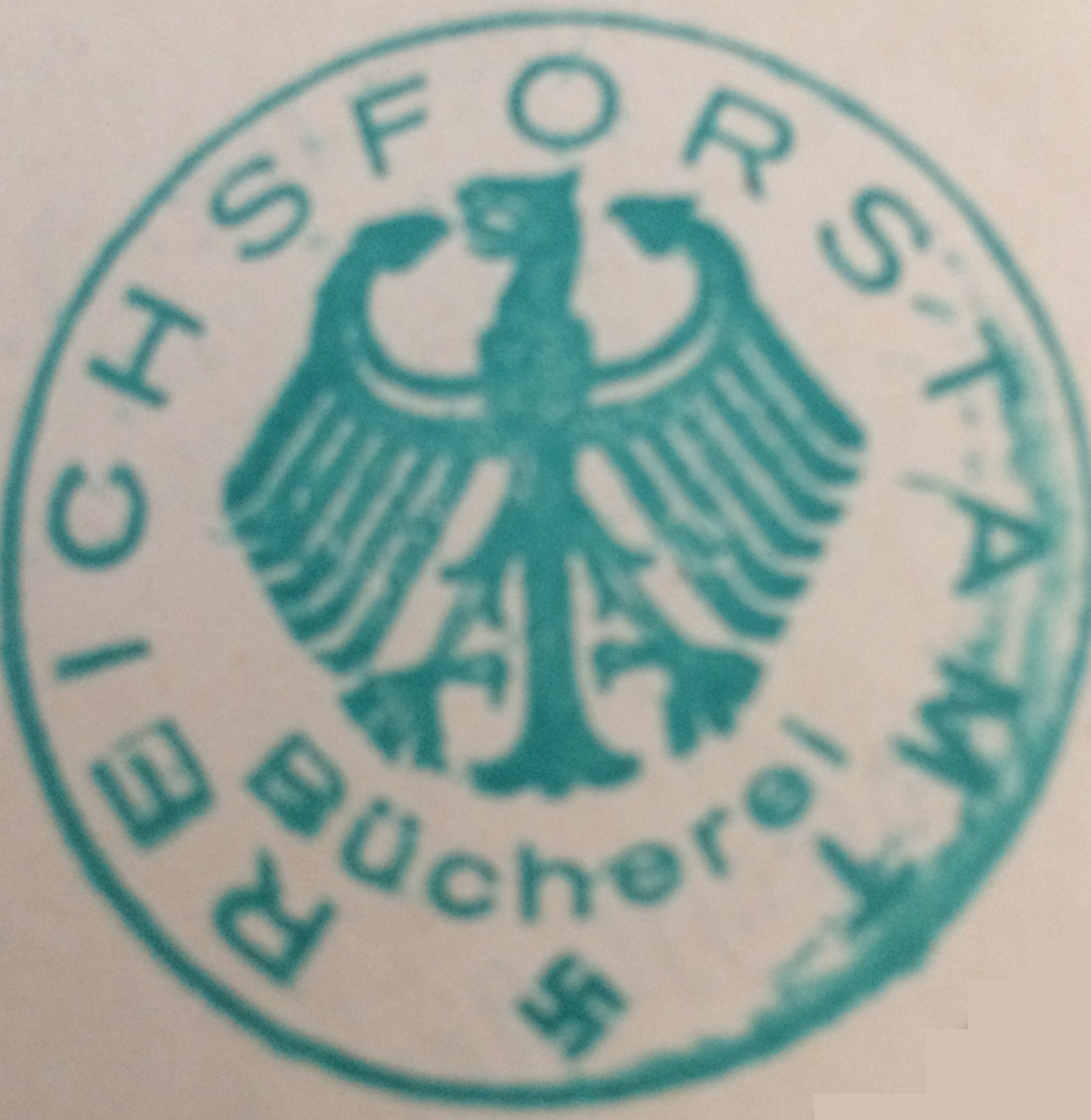 Bücherei Reichsforstamt (Библиотека единой службы лесничества Германии)